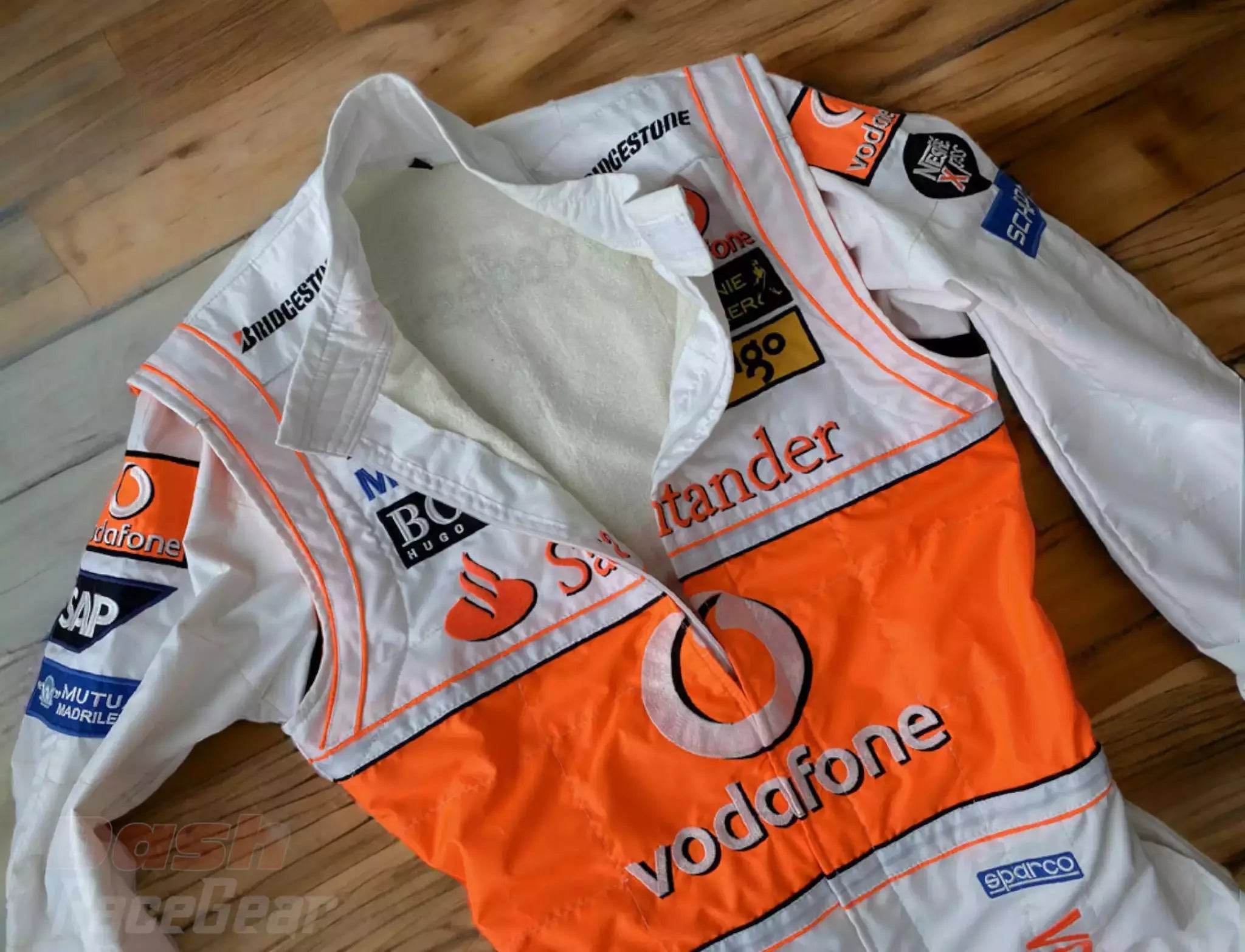 Lewis Hamilton 2008 McLaren F1 Embroidered Racing Suit - Dash Racegear Store