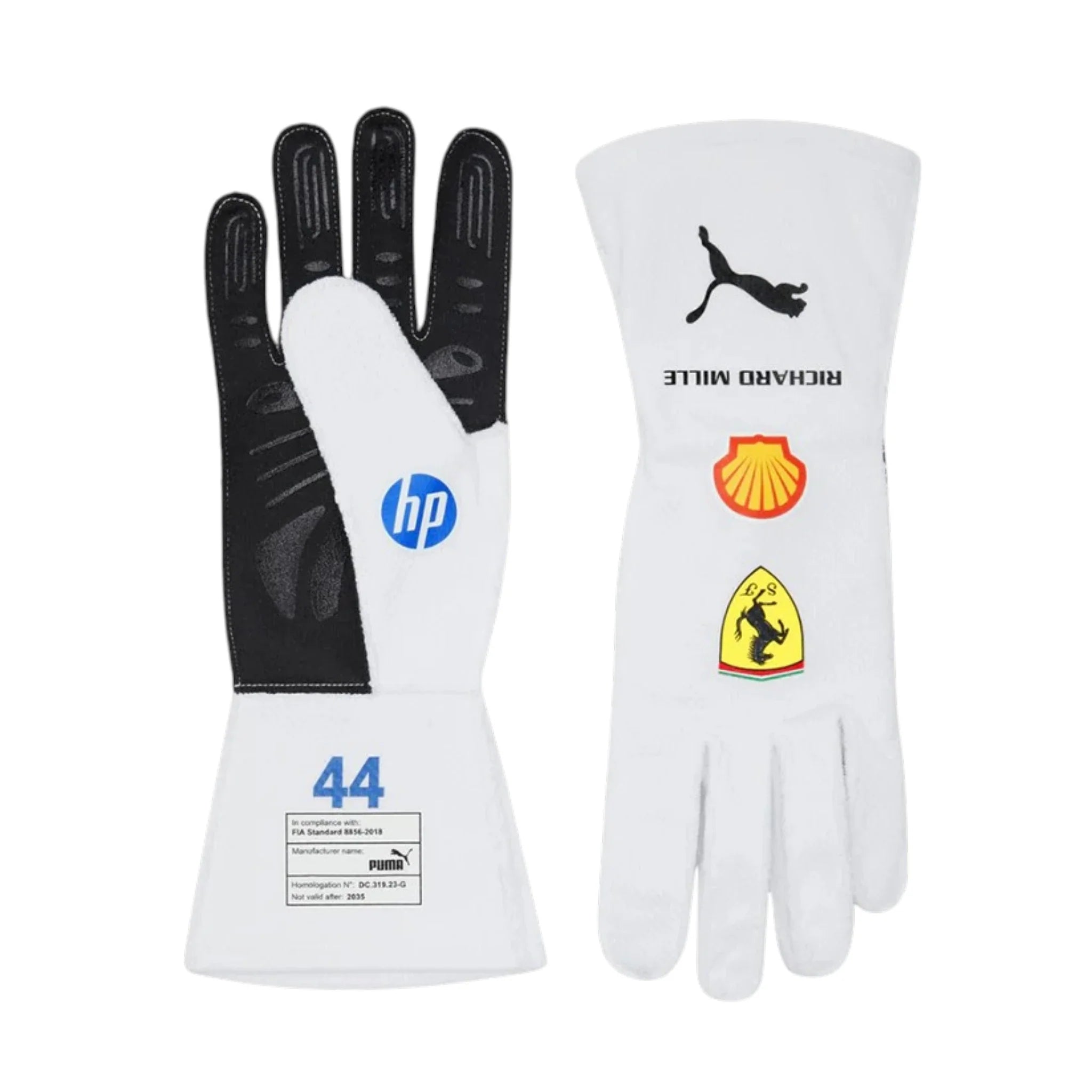 Lewis Hamilton 2025 Ferrari Miami GP F1 Racing Gloves