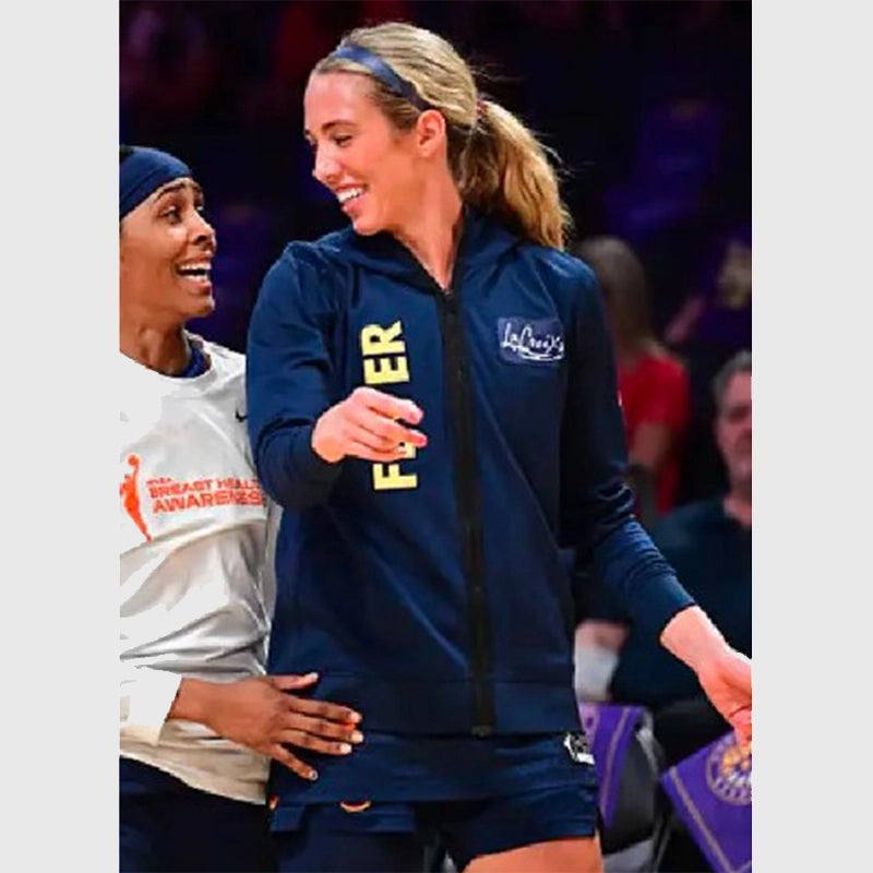 Lexie Hull Indiana Fever v Los Angeles Sparks Hoodie Hoodie unisex detail view 2 | Dash Racegear — WNBA Lexie Hull Indiana Fever vs Sparks Hoodie