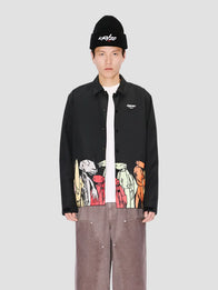Kenzo x Futura 2000 Padded Coach Jacket Jacket unisex detail view 3 | Dash Racegear — Artistic fusion jacket by Kenzo and graffiti legend Futura 2000