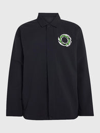 Adidas Ryoko Rain Woven Track Jacket Jacket unisex detail view 2 | Dash Racegear — Unisex black woven track jacket inspired by Adidas Ryoko Rain with a streamlined contemporary silhouette.