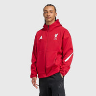 Liverpool FC Adidas Z.N.E. Anthem Jacket Jacket unisex detail view 2 | Dash Racegear — Anfield Energy – Adidas Z.N.E. Liverpool Jacket 2025 Drop