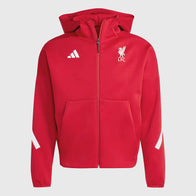 Liverpool FC Adidas Z.N.E. Anthem Jacket Jacket unisex front product view | Dash Racegear — Train Like Reds – Adidas Z.N.E. Liverpool FC Walkout Jacket