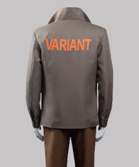 Tom Hiddleston Loki Variant Jacket Jacket unisex detail view 4 | Dash Racegear — Loki Variant 2021 Brown Jacket