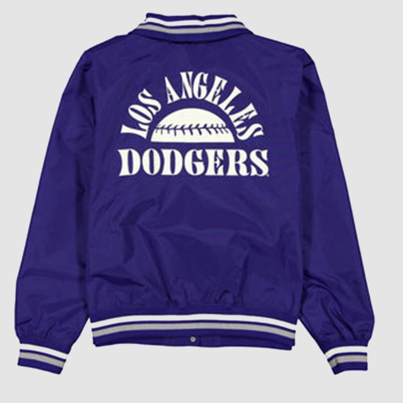 Los Angeles Dodgers Throwback Women’s Jacket Jacket unisex detail view 2 | Dash Racegear — Women’s Retro LA Dodgers Jacket – Throwback Baseball Style