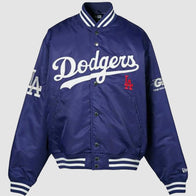 Los Angeles Dodgers x GR8 Varsity Jacket Varsity Jacket unisex front product view | Dash Racegear — Trendy Los Angeles Dodgers x GR8 Varsity Jacket for Sale
