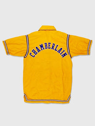 Wilt Chamberlain Lakers Jacket Jacket unisex detail view 2 | Dash Racegear — Wilt Chamberlain Los Angeles Lakers 1972 NBA Finals Game Worn Warmup Jacket with a timeless vintage design.