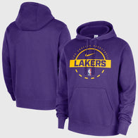 Lakers Nike 2025/26 Authentic Practice Club Hoodie Hoodie unisex detail view 2 | Dash Racegear — Practice in Purple and Gold – Lakers Nike Hoodie 2025/26
