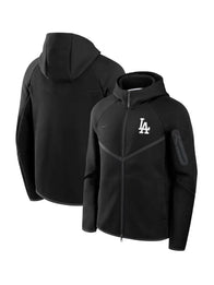 Los Angeles Dodgers Nike Tech Fleece Windrunner Hoodie Jacket Jacket unisex front product view | Dash Racegear — Premium Los Angeles Dodgers Hoodie Jacket by Nike Tech Fleece