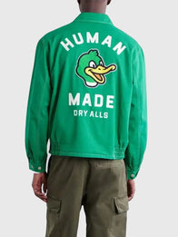 Louis Tomlinson Human Made Jacket Jacket unisex detail view 3 | Dash Racegear — Green Human Made jacket inspired by Louis Tomlinson’s Atlanta 2026 Show for effortless everyday style.