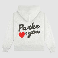 Parke Loves You Hoodie Hoodie unisex front product view | Dash Racegear — Parke Loves You Hoodie – Cozy and Stylish Apparel