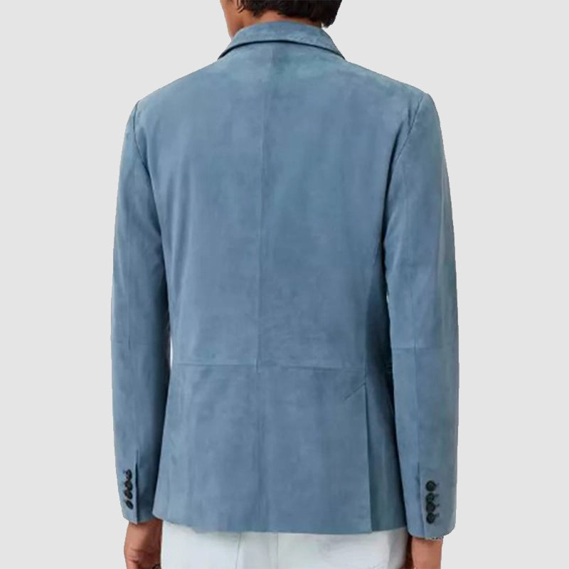 American Idol S23 Luke Bryan Blue Blazer Blazer unisex detail view 3 | Dash Racegear — Elevate your wardrobe with the American Idol S23 Luke Bryan blue blazer, inspired by the country icon.