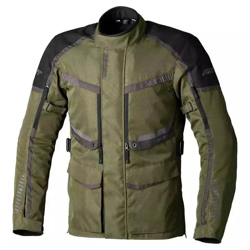 MAVERICK EVO CE MENS TEXTILE JACKET - KHAKI/GREY - UK 52 / EUR 62 / INTL 4XL