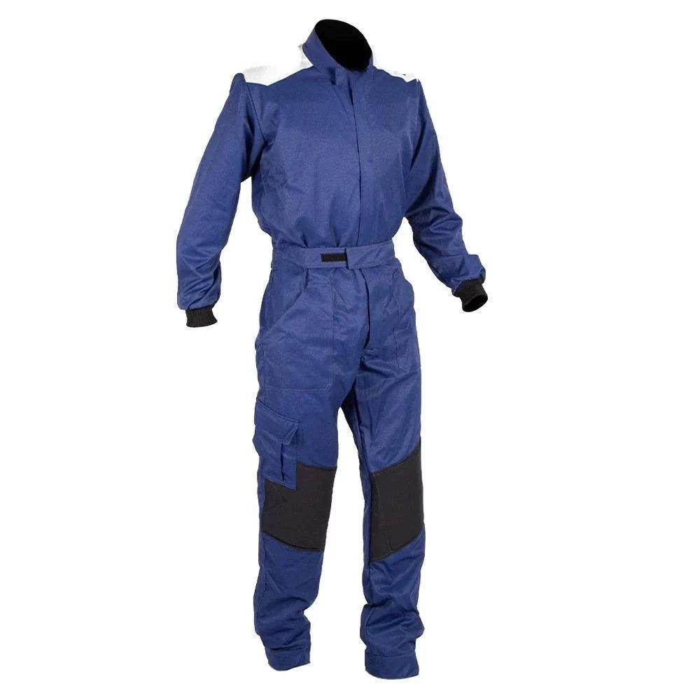 MECHANIC SUIT NAVY-SILVER CLOUD DASH RACEGEAR