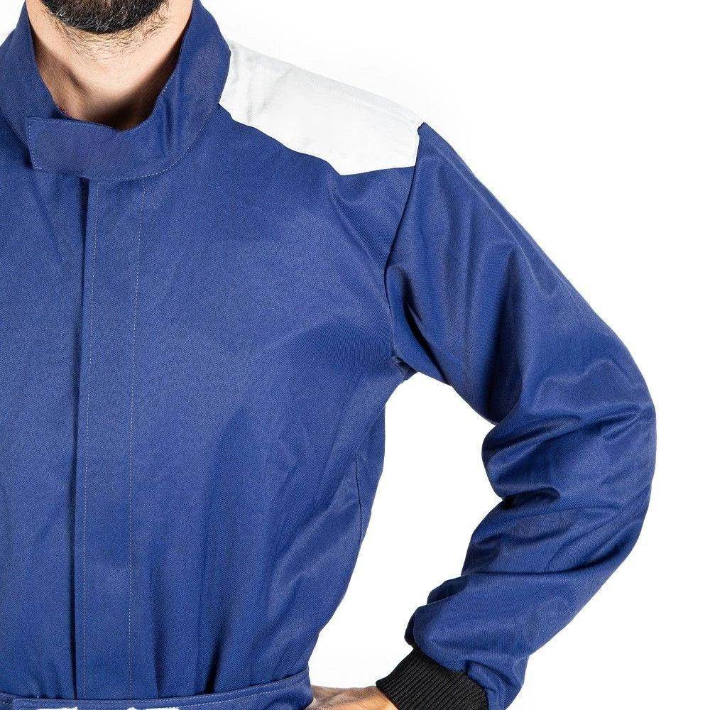 MECHANIC SUIT NAVY-SILVER CLOUD DASH RACEGEAR