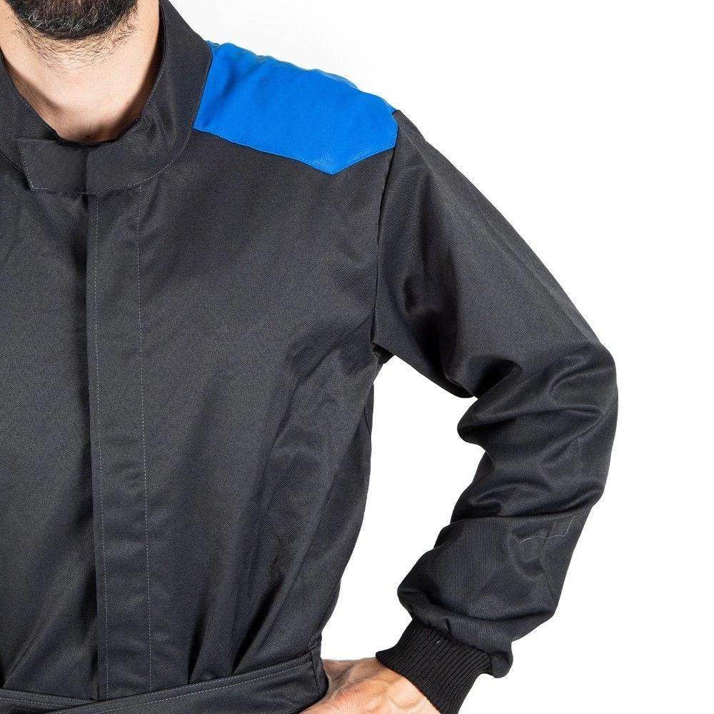 MECHANIC SUIT BLACK - DAZZLING BLUE