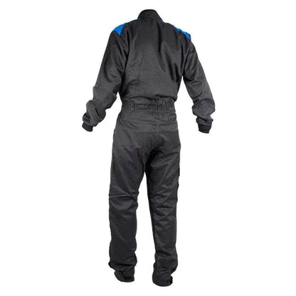 MECHANIC SUIT BLACK-DAZZLING BLUE | Dash Racegear