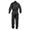 MECHANIC SUIT BLACK - FLUOR RED