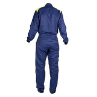 MECHANIC SUIT NAVY-FLUOR YELLOW | Dash Racegear