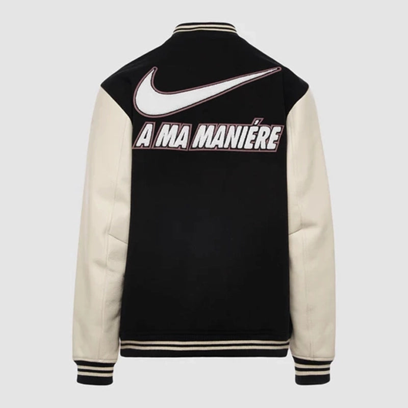 Ma Maniére x NIKE Destroyer Varsity Jacket Varsity Jacket unisex detail view 2 | Dash Racegear — High-end varsity outerwear – A Ma Maniére x Nike Destroyer jacket