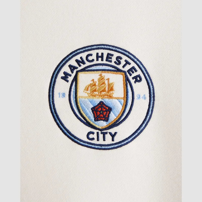 Manchester City FC Graphic Half-Zip Sweatshirt Sweatshirt unisex detail view 4 | Dash Racegear — Graphic Half-Zip Sweatshirt – Manchester City FC Fan Apparel