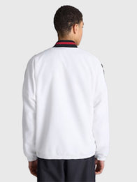 Manchester United x adidas Stadium Track Jacket Jacket unisex detail view 3 | Dash Racegear — White Manchester United adidas Stadium Track Jacket 2026 with sleek sporty look for men and women.