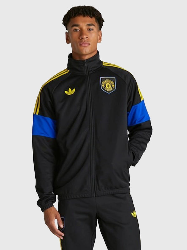 Manchester United x adidas LFSTLR Track Jacket Jacket unisex detail view 3 | Dash Racegear — adidas x Manchester United LFSTLR Collection Track Jacket 2025