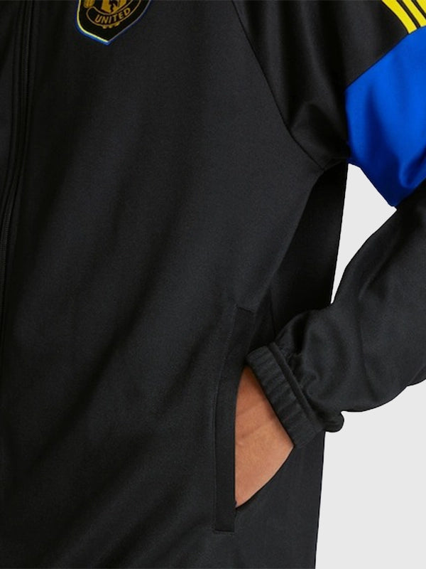 Manchester United x adidas LFSTLR Track Jacket Jacket unisex detail view 4 | Dash Racegear — Manchester United LFSTLR Track Jacket – Sleek Game Day Look