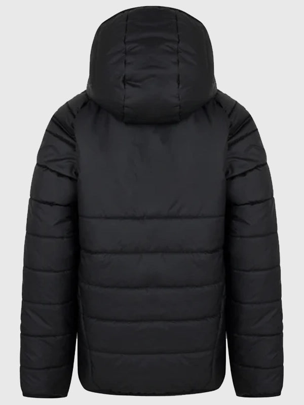 Marco Silva Puffer Jacket Puffer Jacket unisex detail view 4 | Dash Racegear — Fans wear the Manager Marco Silva Black Puffer Jacket for outdoor events or everyday casual comfort.