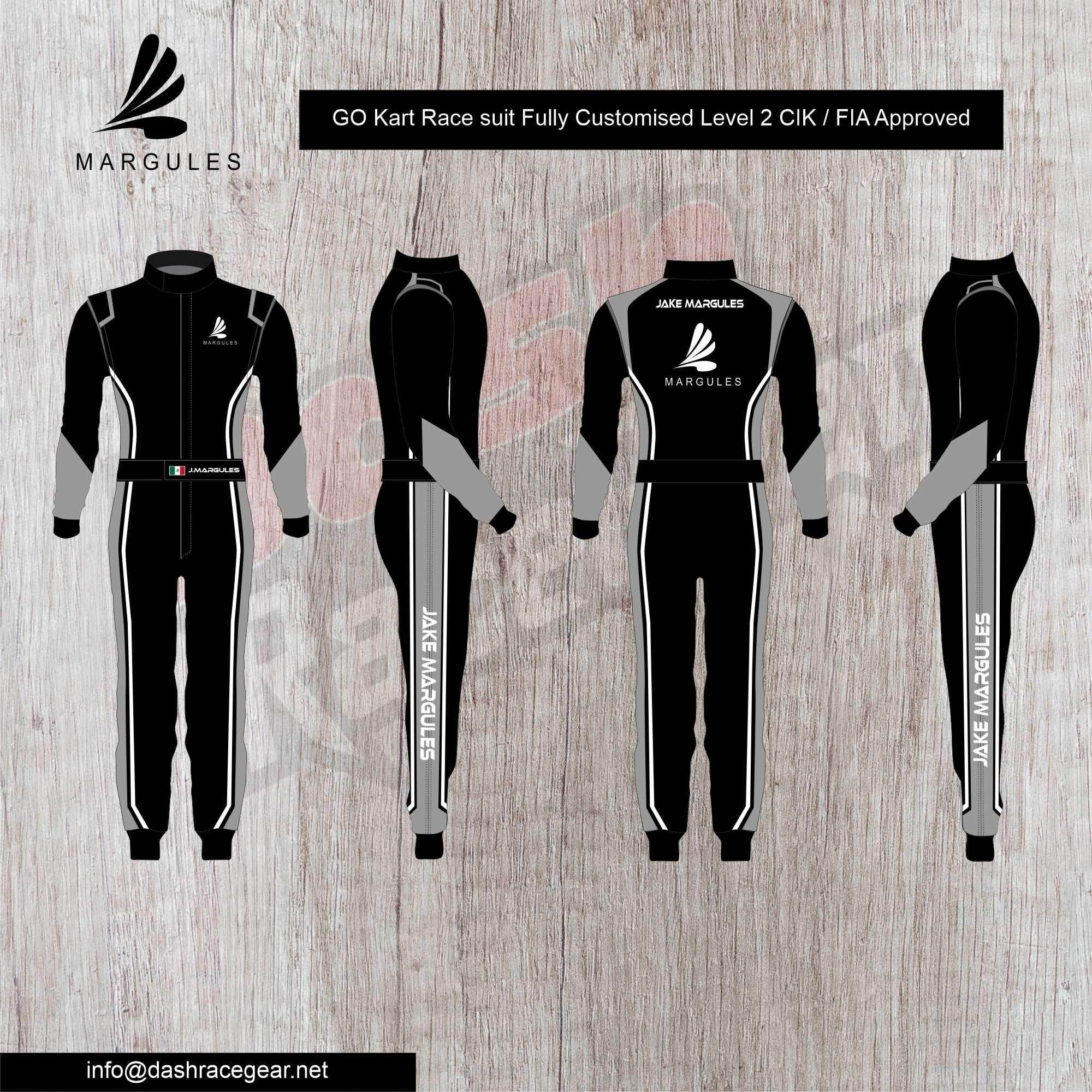 Margules Customized Go karting Suit - Dash Racegear Store
