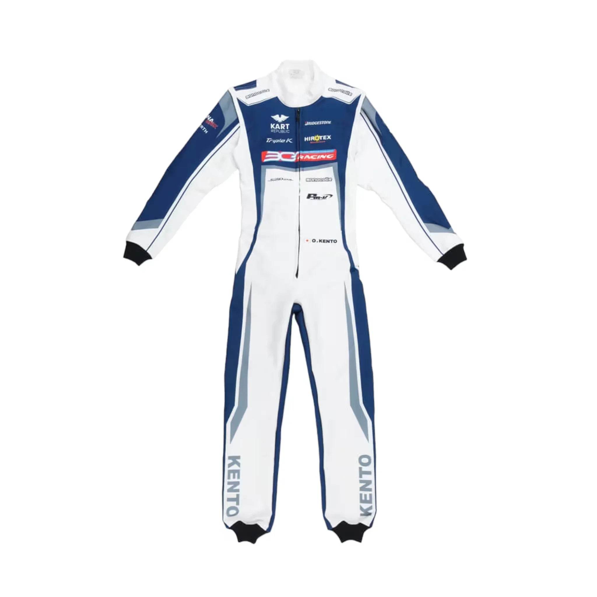 Marina Unik Kento White Racing Kart Suits - Dash Racegear Store