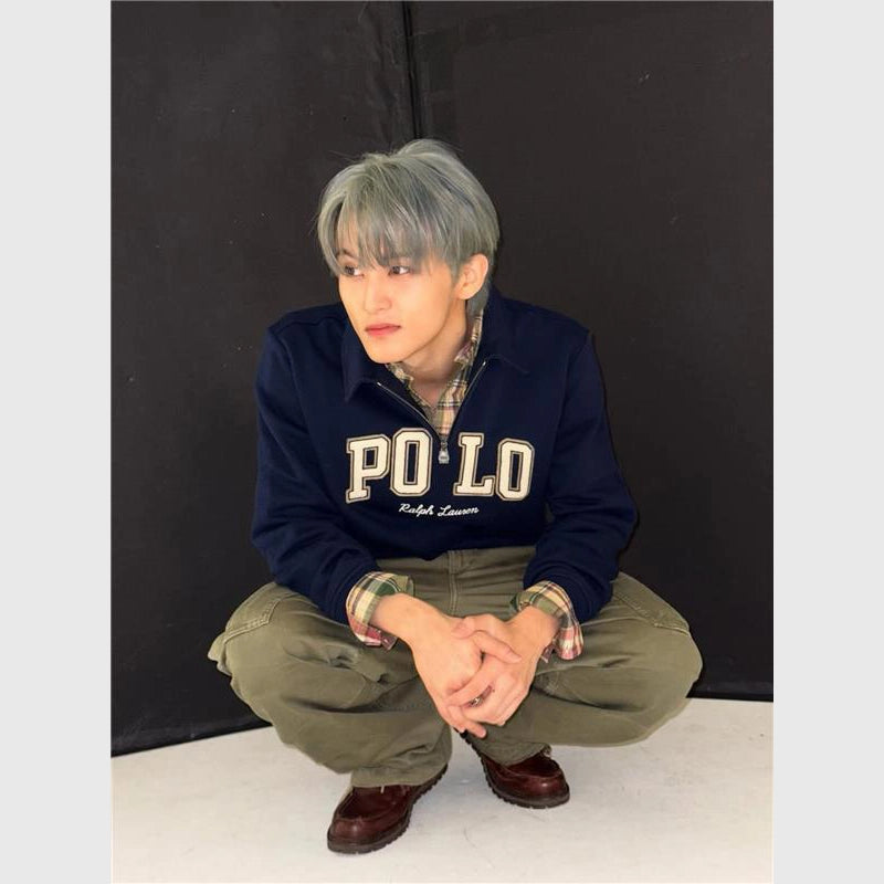 Mark Lee Polo Ralph Lauren Quarter-Zip Sweatshirt Sweatshirt unisex front product view | Dash Racegear — Mark Lee fashion look in Polo Ralph Lauren sweatshirt