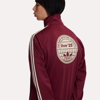 Adidas x Oasis Maroon Track Jacket Jacket unisex detail view 4 | Dash Racegear — Limited Edition – Maroon Track Jacket by Adidas x Oasis