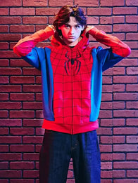 Hot Topic Spiderman Hoodie Hoodie unisex detail view 3 | Dash Racegear — Marvel zip-up hoodie designed with Spider-Man: Brand New Day inspiration for effortless casual style and lasting comfort.