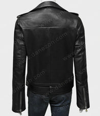 Power Book II Ghost Monet Leather Jacket Leather Jacket unisex detail view 5 | Dash Racegear — Monet Power Book II Ghost Black Leather Jacket