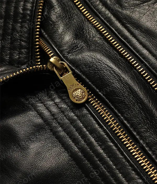 Power Book II Ghost Monet Leather Jacket Leather Jacket unisex detail view 6 | Dash Racegear — Power Book II Ghost Monet Real Leather Jacket