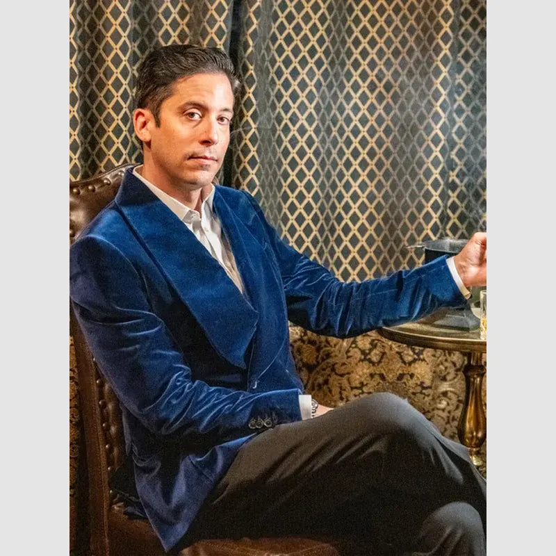 Mayflower Smoking Jacket Jacket unisex front product view | Dash Racegear — Mayflower gentleman’s smoking jacket in bold hue