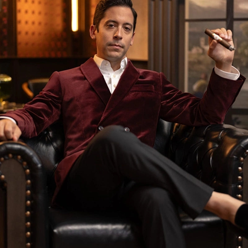 Mayflower Smoking Jacket Jacket unisex detail view 5 | Dash Racegear — Sophisticated Mayflower jacket for lounging in style