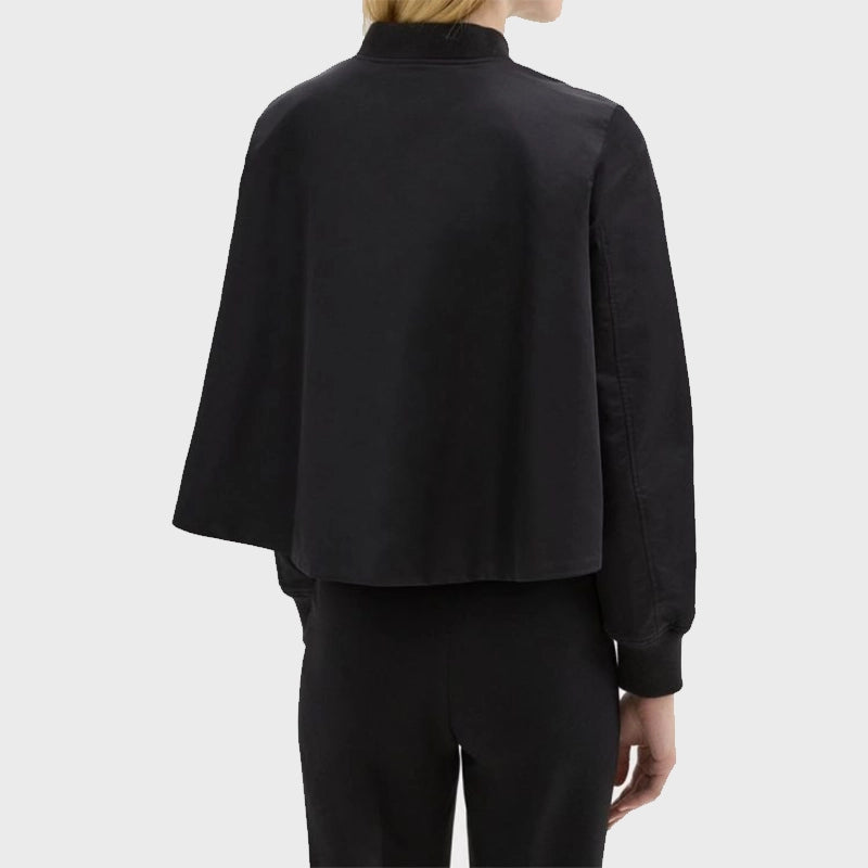Hudson and Rex S07 Mayko Nguyen Black Bomber Jacket Bomber Jacket unisex detail view 3 | Dash Racegear — Hudson and Rex S07 Mayko Nguyen Jacket – Sleek Black Bomber