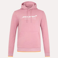 McLaren Essential Logo Hoodie Pink Hoodie unisex detail view 2 | Dash Racegear — McLaren Logo Hoodie – Soft Pink Streetwear Style