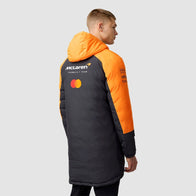 McLaren 2025 Team Longline Padded Jacket Jacket unisex detail view 3 | Dash Racegear — McLaren F1 2025 Longline Padded Jacket – Cold-Weather Essential
