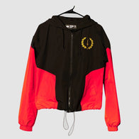 Black American Heritage Flag Jacket Jacket unisex front product view | Dash Racegear — Black American Heritage Flag Jacket – Cultural Pride in Fashion
