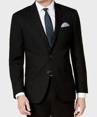 Mens Business Black Suit Fashion Apparel men detail view 2 | Dash Racegear — Gentleman Style Black Two Buttons Suit for Mens