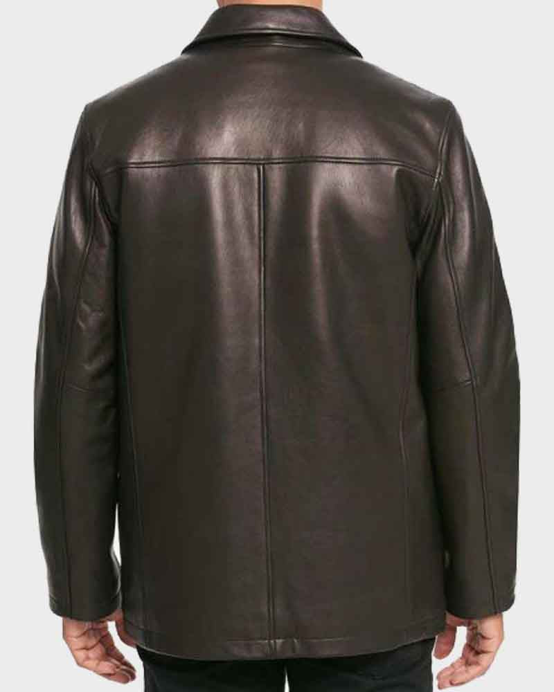 Mens Casual Shirt Collar Black Jacket Jacket men detail view 2 | Dash Racegear — Mens Casual Shirt Collar Black Jacket