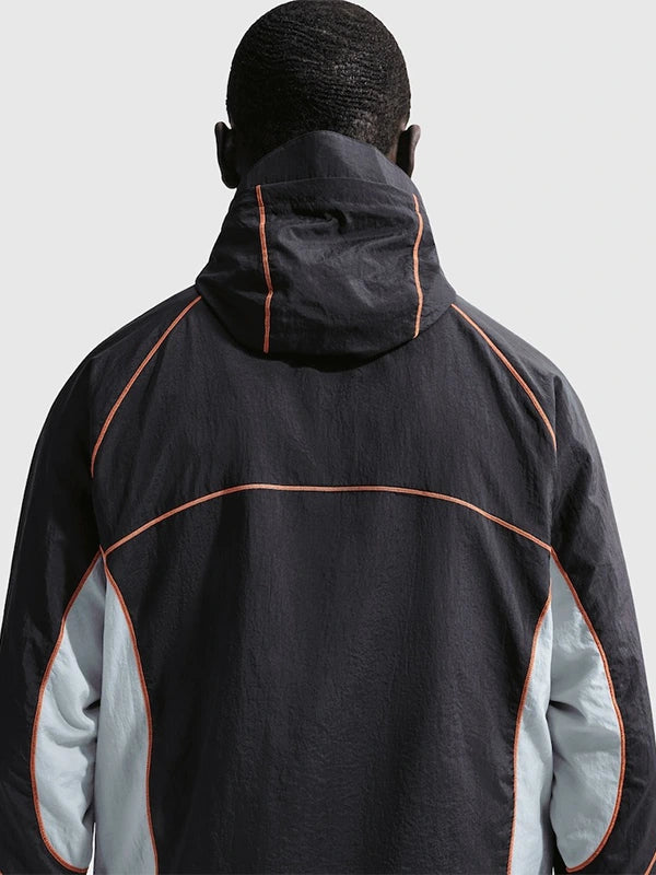 Chelsea Nike Repel Strike Hooded Jacket Jacket unisex detail view 4 | Dash Racegear — Men’s 2026 Chelsea Nike Repel Strike Jacket, black hooded design ideal for drills, travel, or casual wear.