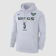 Dallas Wings Paige Bueckers Nike Hoodie 2025 Hoodie unisex detail view 2 | Dash Racegear — Nike Dallas Wings hoodie with Paige Bueckers signature 2025 style