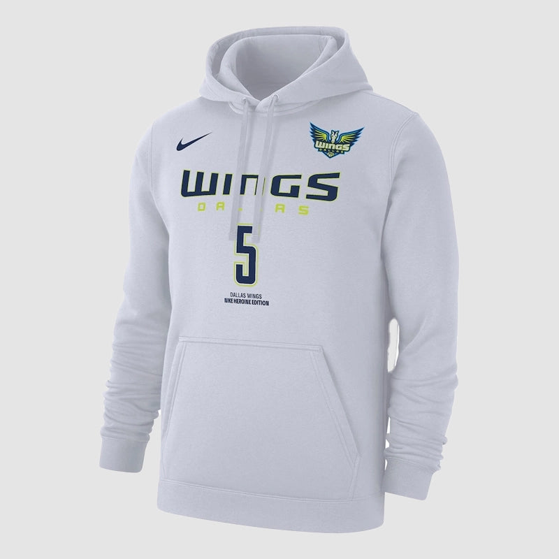 Dallas Wings Paige Bueckers Nike Hoodie 2025 Hoodie unisex detail view 2 | Dash Racegear — Nike Dallas Wings hoodie with Paige Bueckers signature 2025 style