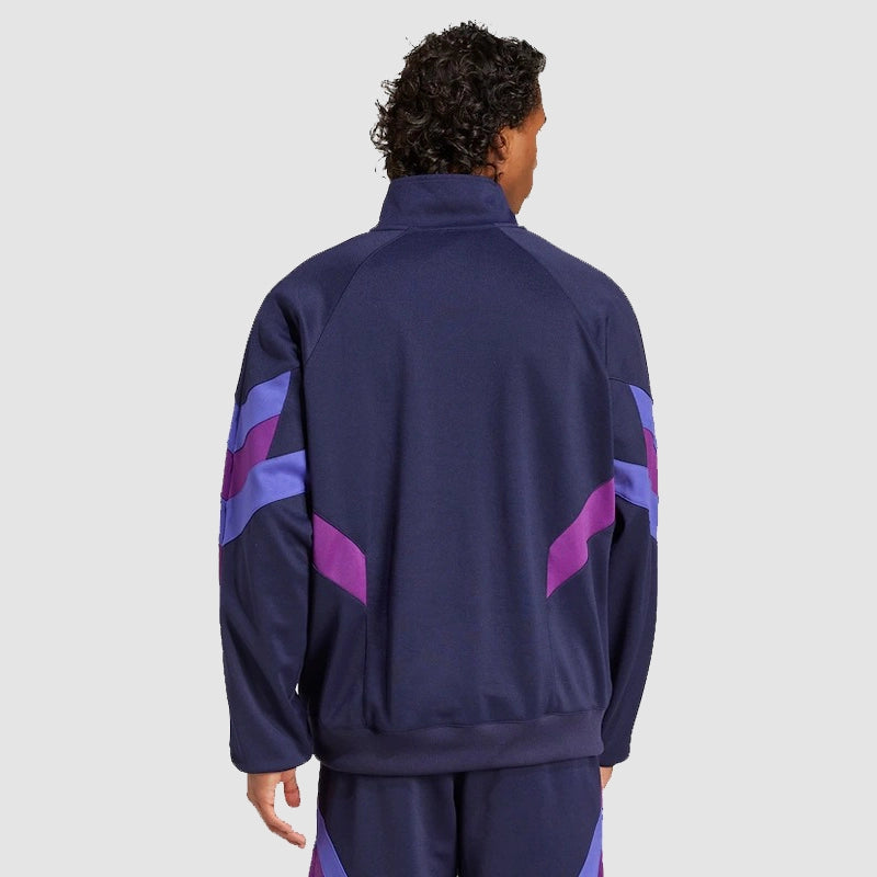 LA Galaxy Adidas 2025 Originals Half Zip Crew Sweatshirt Sweatshirt unisex detail view 3 | Dash Racegear — Adidas Originals 2025 LA Galaxy Crewneck Sweatshirt