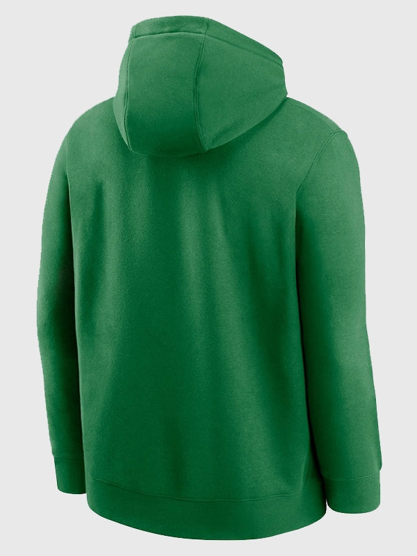 Nike Oregon Ducks Grass Is Green Hoodie Hoodie unisex detail view 3 | Dash Racegear — Layer up in the Men’s Oregon Ducks Green Hoodie for casual outings or cheering at football games.