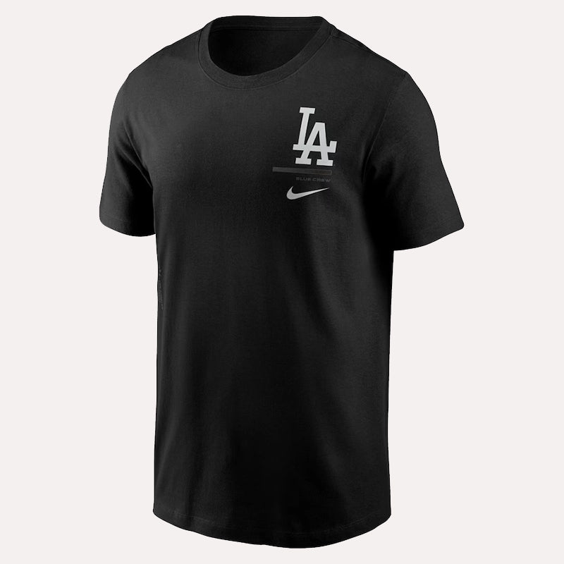 Dodgers Nike Black Lights Out Bar Loading T-Shirt Shirt unisex detail view 2 | Dash Racegear — Dodgers Lights Out Tee – Nike Bar Loading Drop